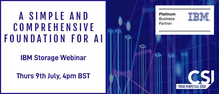 csiltd's tweet image. New solutions to be launched for IBM’s award-winning Storage for Data and AI portfolio >> join the webinar 9th July... ibm.biz/storagedataai3… #StorageForAI @IBMStorage #SmartData #IBMStorageForAI