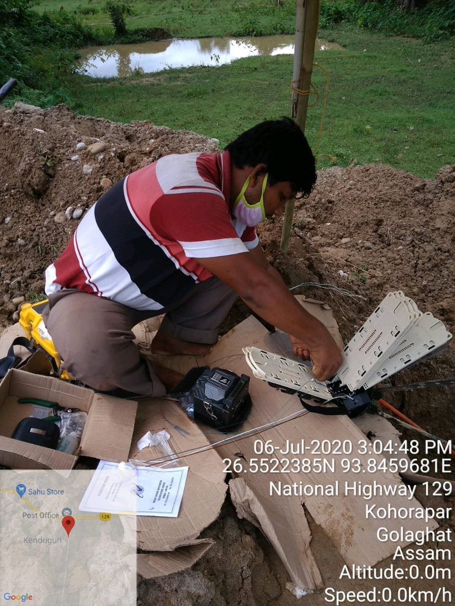CSCGOLAGHAT's tweet photo. ChampionVLE #APURBA BORTHAKUR's #CSCTeam is engaged in fiber restoration and maintenance work at various locations such as Doigrung-Morangi under #GOLAGHATDISTRICT.
@dintya15 @CSCegov_ @cscWiFi_Assam @CG_WiFiChoupal @CSCAssam1 https://t.co/NRZkxLAerV