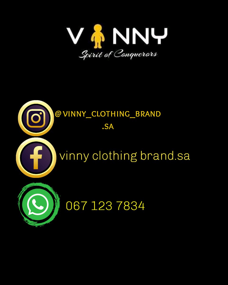 Vinny Clothing Brand SA🇿🇦 (Vinny_clothing) Twitter