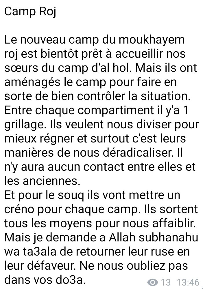 prisonniere2's tweet photo. Camp Roj https://t.co/apkiLWfSnp