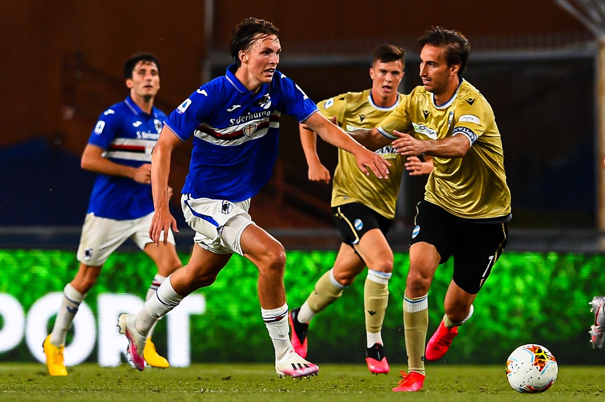 sampdoria's tweet photo. π₯ #SampSPAL, #Askildsen: Β«Felice per me e per la classificaΒ» β‘οΈ https://t.co/XrepAD66uG https://t.co/oUDQShbz9R