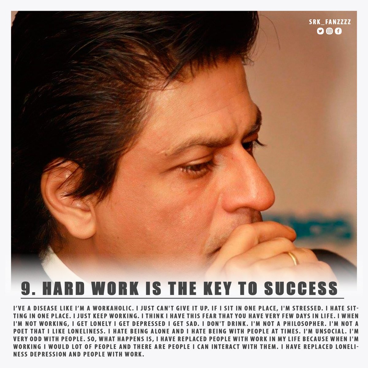 For those who need it, SHAH RUKH KHAN'S TOP 13 RULES FOR SUCCESS (3/4) @iamsrk  #HappyTeachersDay #ShahRukhKhan