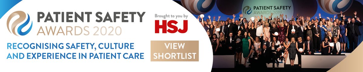 HSJ_Awards's tweet photo. The #HSJpatientsafety Awards Shortlist is here. 

Congratulations to all our finalists! 

View the full list here >>https://t.co/jZP6iAfJza https://t.co/ZPlfYrBBwH