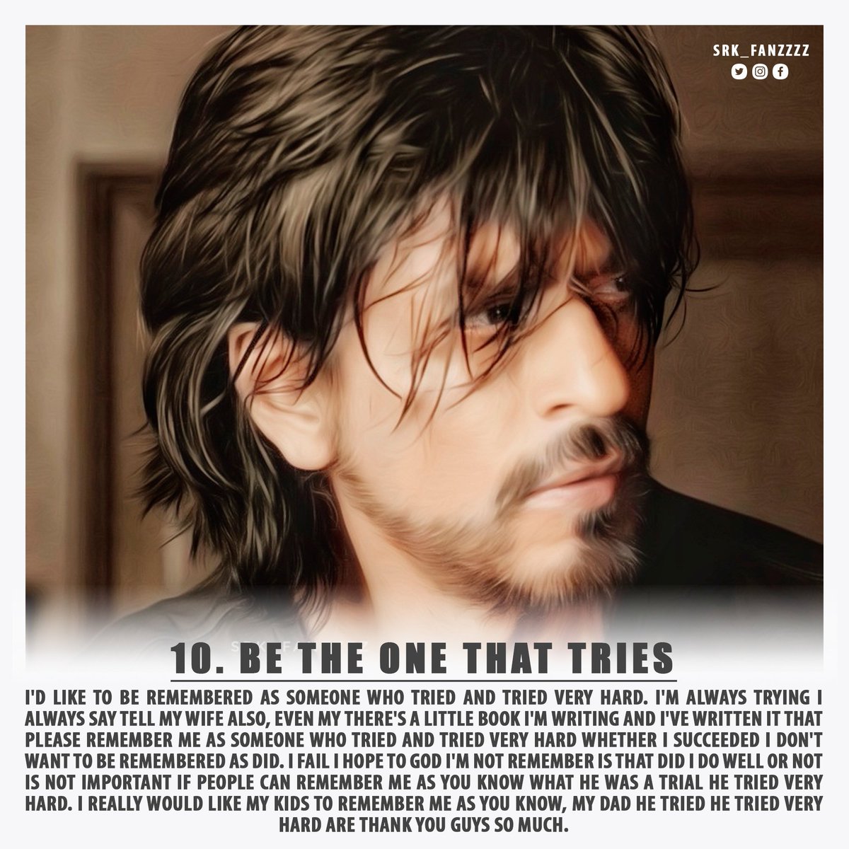 For those who need it, SHAH RUKH KHAN'S TOP 13 RULES FOR SUCCESS (3/4) @iamsrk  #HappyTeachersDay #ShahRukhKhan