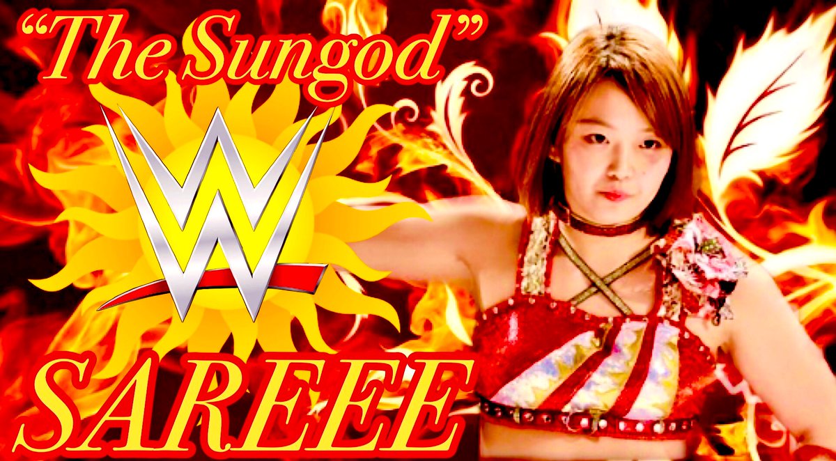 Joshi_Edits's tweet photo. Hope to see The Sungod Sareee in the WWE as soon as this Coronavirus problem blows over! 

#WWE #Sareee #SendaiGirls https://t.co/V3ptswuUAS