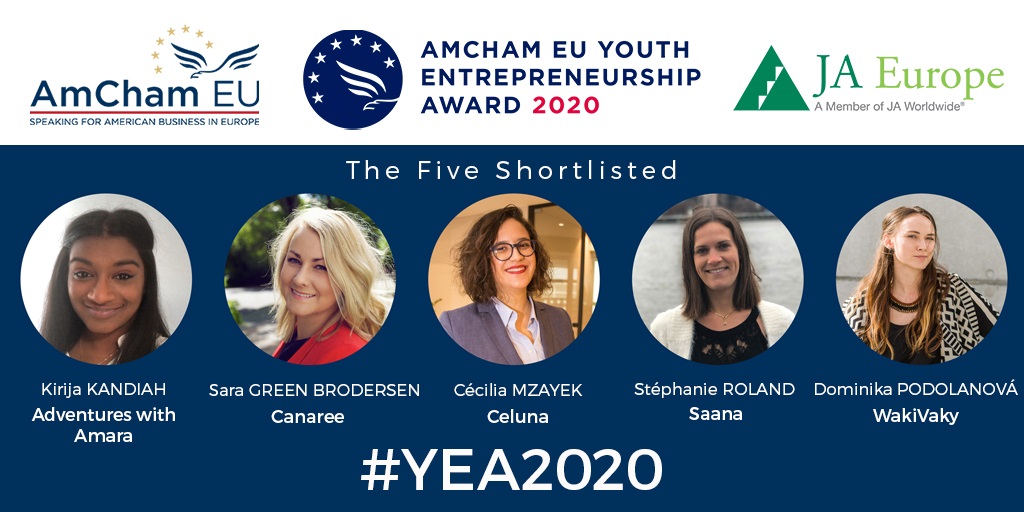 🗓️ Save the date on Friday 10 July as <a href="/AmChamEU/">AmCham EU</a> will reveal the winner of the Youth Entrepreneurship Award 2020 at an online event with EU Commissioner <a href="/GabrielMariya/">Mariya Gabriel</a>'s opening remarks 🏆 #YEA2020
Find out more &amp; register ➡️ jaeurope.org/events-list/up…