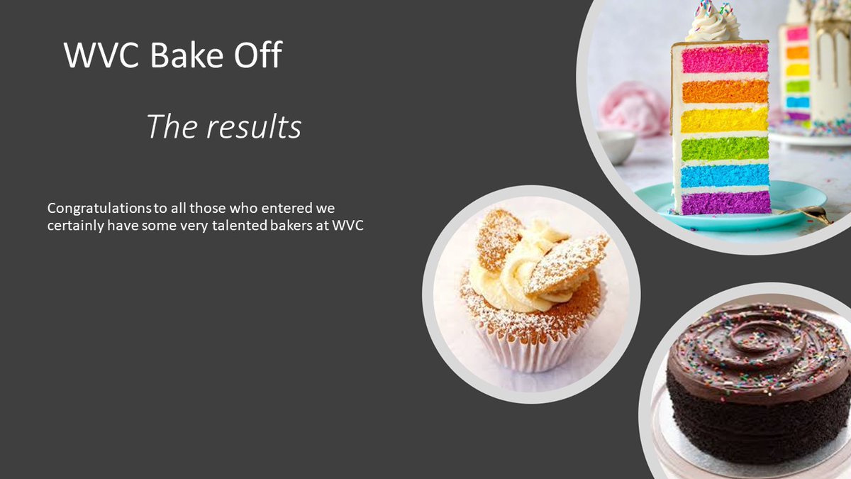 WitchfordVC's tweet photo. Well done to everyone that entered our 'bake-off' we had some amazing entries #prideinWVC #WVCStayHome https://t.co/daK4n5FRLF
