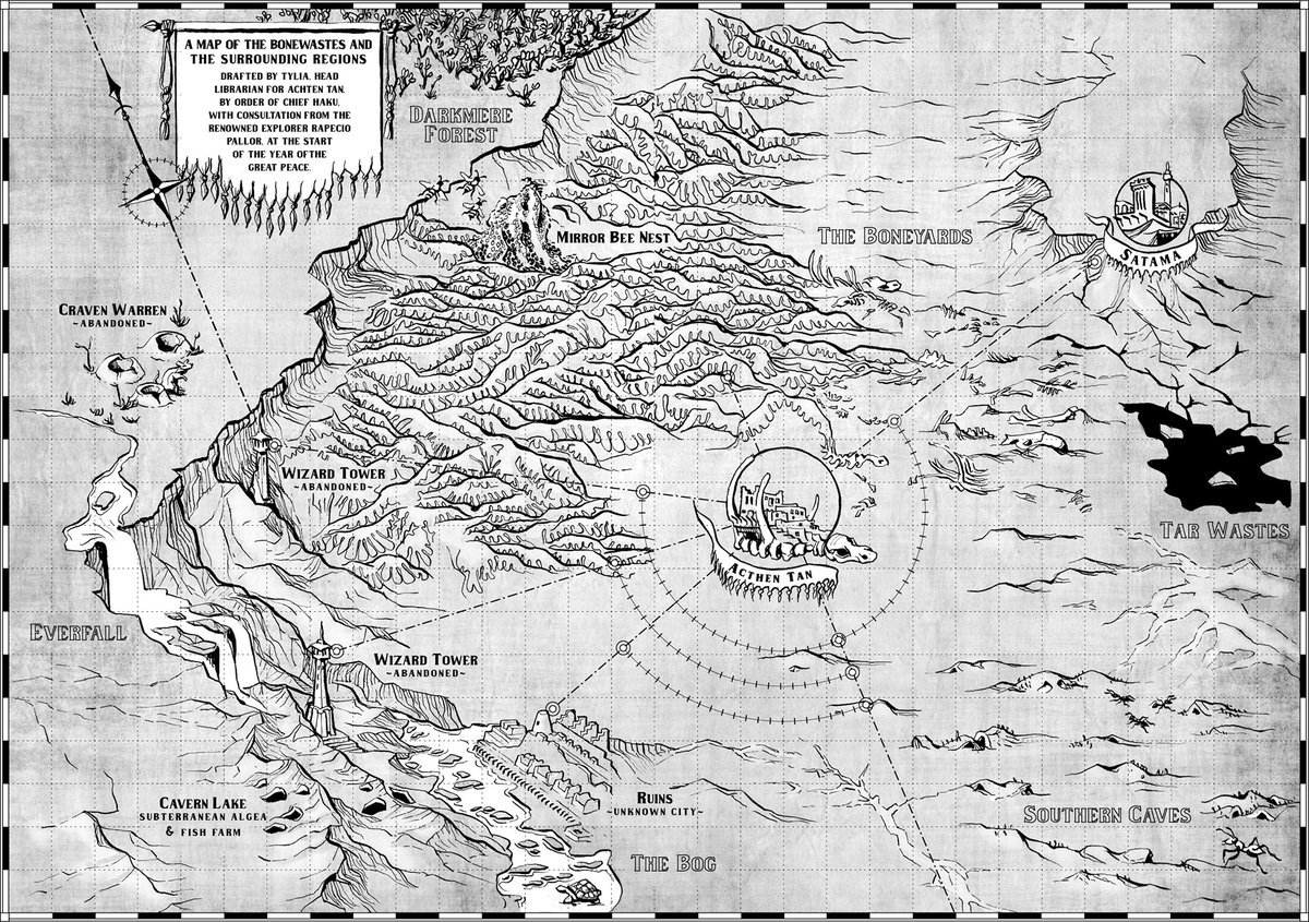 chrisdurstonish's tweet photo. Look at this! It's a map!
I don't think I've ever been involved in anything that had such a cool-looking map before, so feast your eyes. This is #AchtenTan, the setting for the first volume of #TalesFromTheYearBetween: a bizarre anthology coming soon!
#YearBetween #TFTYB https://t.co/AnBPxsLY0W