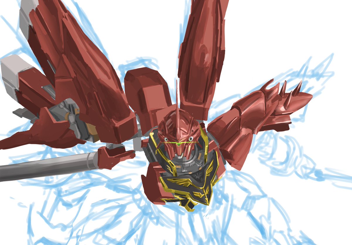 喜多 雨月 制作に時間がかかることを気に病むことはない イラスト イラスト好きと繋がりたい 絵描きさんと繋がりたい ガンダム シナンジュ