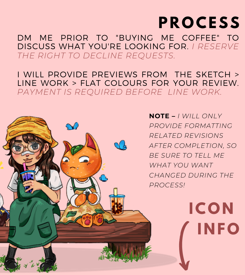 JJSLlDER's tweet photo. Hi friends! I'm offering #acnh digital art commissions via https://t.co/KWT5W0sTi2 for living expenses. Pricing listed is in CAD! I'll be opening 2 slots for headers + 3 slots for icons and the expected delivery time will be 3-10 days. Please DM me for inquiries!💫 (1/2) https://t.co/BgTwRuUMfm