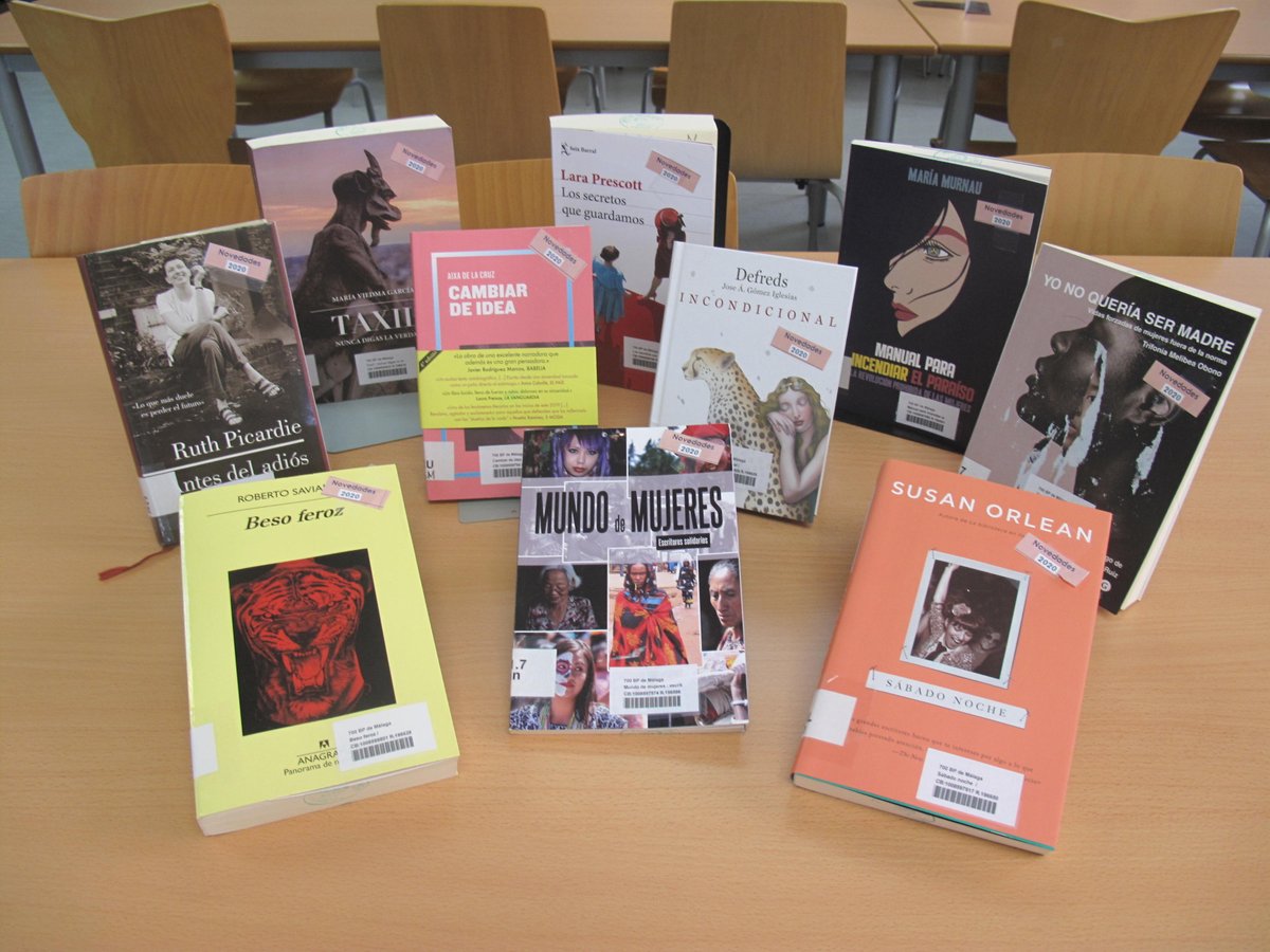 BiblioMalaga's tweet photo. En #Bibliomalaga volvemos con nuestro #MiércolesDeNovedades paraque sigamos disfrutando de la #Lectura. Puedes llevarte #8Libros por 30 días y 4 #audiovisuales por 15 días.Nuestro horario es de 09:00h a 14:00h de lunes a viernes
#BibliotecaMalaga #Novedades #Verano2020 https://t.co/euYPZryHis
