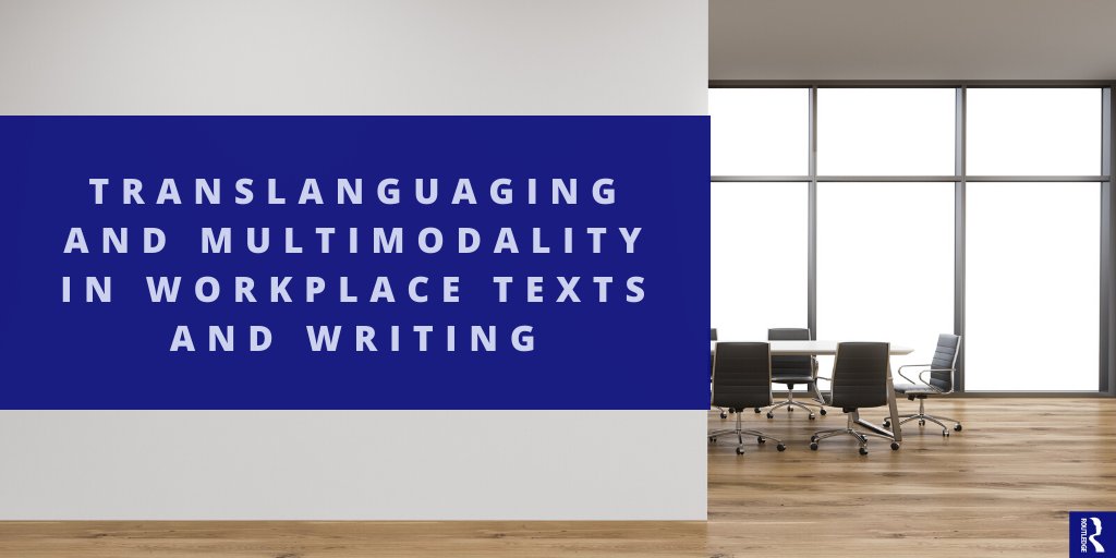 RoutledgeLing's tweet image. Are professionals expected to navigate between a #translanguaging mode and a monolingual mode in everyday communication? 

This paper aims to understand workplace literacy by studying writing &amp;amp; texts in #multilingual business contexts: bddy.me/2BL6AXY 

@CarlaJonsson
