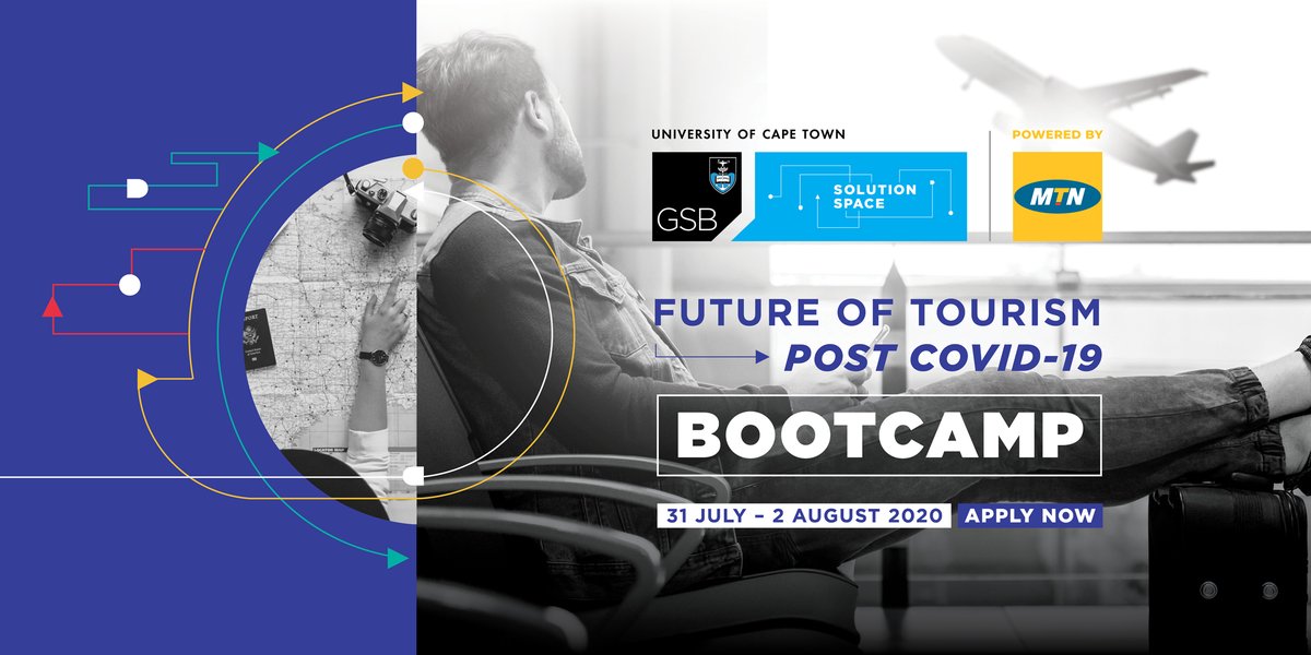 uctgsbsolutions's tweet photo. ❗️ ❗️APPLICATIONS ARE OPEN ❗️❗️
Get an opportunity to develop, ideate &amp; prototype solutions for the Tourism Industry with @UCTGSB / @UCT_news  students &amp; alumni, startups &amp; innovators in just 54 hours! 

Sign up before 14 July '20: https://t.co/hvQthLz2D6
#Innovation #FoTBootcamp https://t.co/f3M99Bh0vO