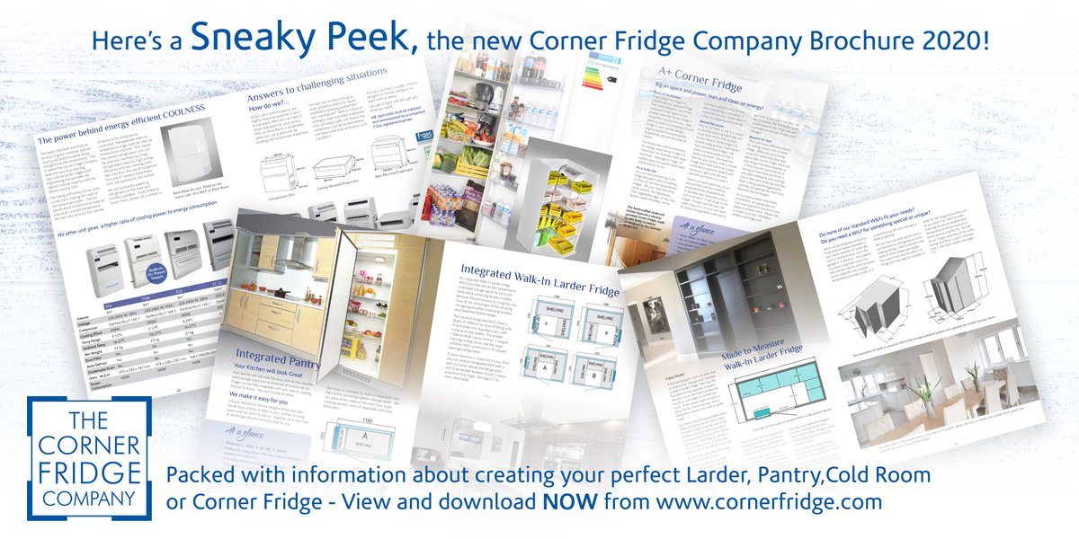 cornerfridge1's tweet photo. Have you seen the the new Corner Fridge Company Brochure 2020 yet? Download the new brochure here https://t.co/5RK9Mxyj7j #cornerfridge #walkinlarder #kitchendesign #walkincoldroom #coldroom #architect #kitchenideas Plse RT ❄️😎 https://t.co/puMUOm88aD
