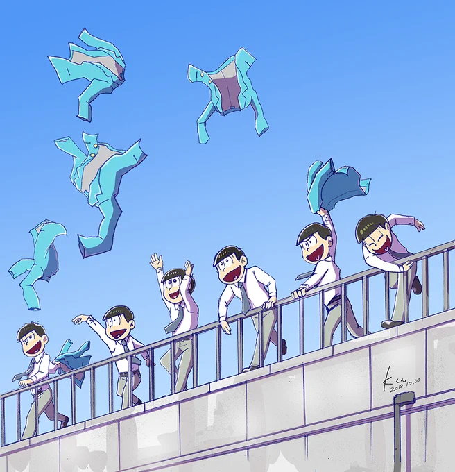 #おそ松さん3期
#また笑おう
おそ松さん3期おめでとうございます!!また一緒に大騒ぎできるの楽しみにしています!! 