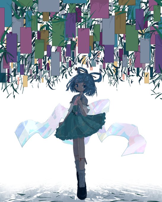 例大祭当日は表の面がこんな感じの紙袋を持ち込む予定です 桜庭友紀のイラスト