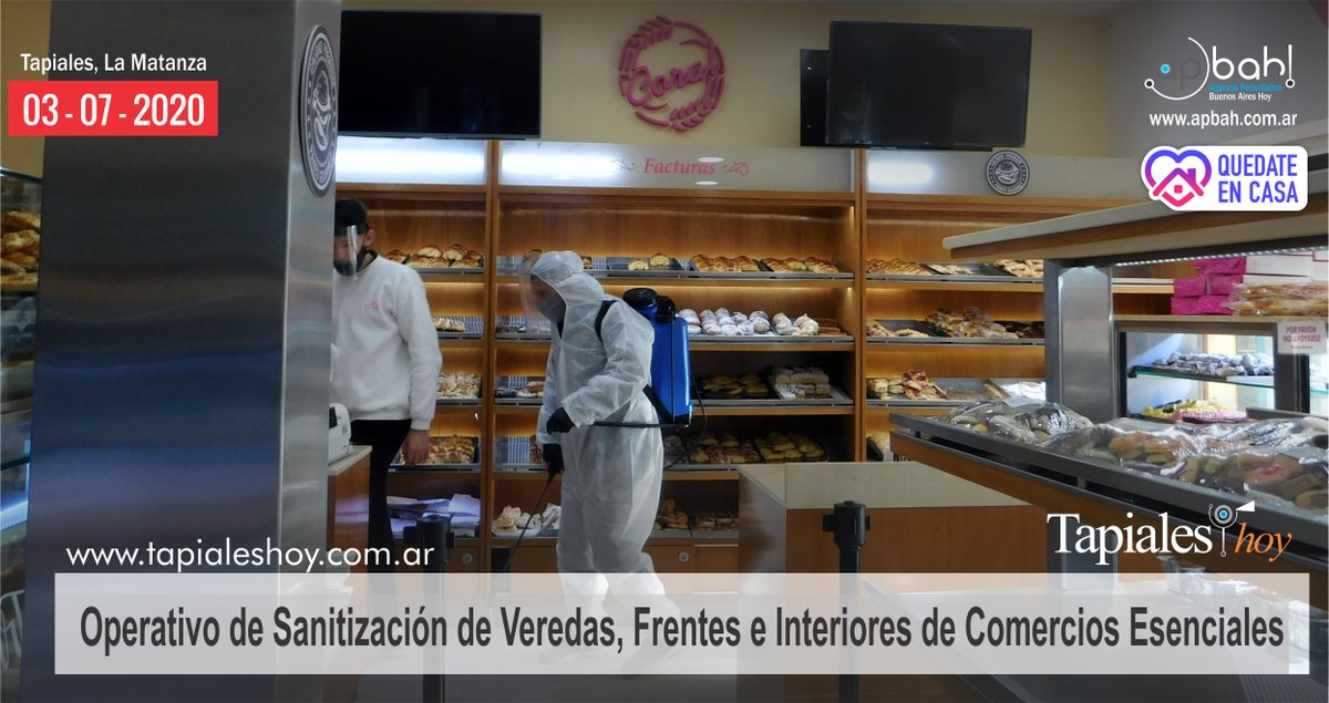#Sanitización en #Tapiales, #LaMatanza