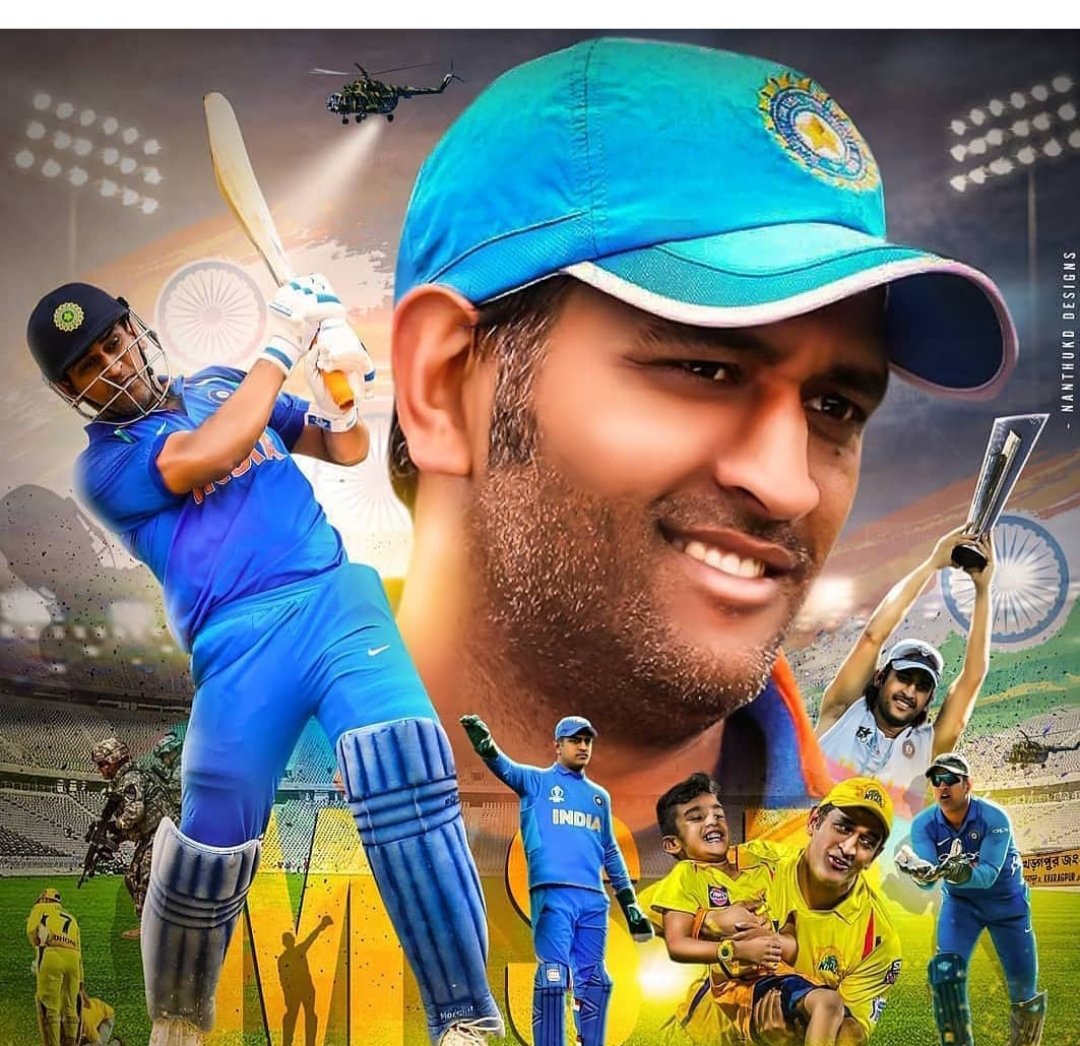 # Happy birthday Mahendra singh Dhoni 