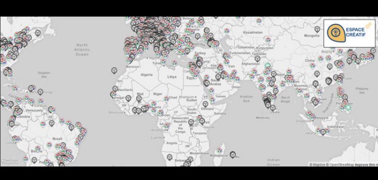 CharkoVersion's tweet photo. Le FabLAB Djiboutien « Espace Créatif » sur la carte des FabLabs dans le monde. https://t.co/KbMtZu1I5D