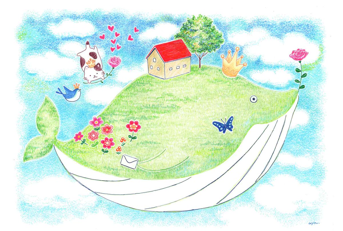 Aya Illustration V Twitter 夏の創作クラスタフォロー祭り カラーボールペン ボールペン画 イラスト イラストレーション Illustration