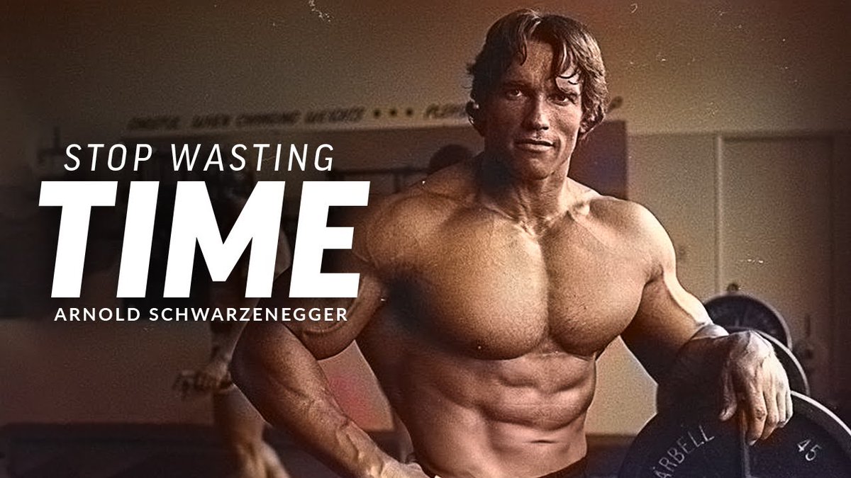 thedavidgerrish's tweet image. STOP WASTING TIME - Best Motivational Speech Video (Featuring Arnold Sch... dlvr.it/Rb317q