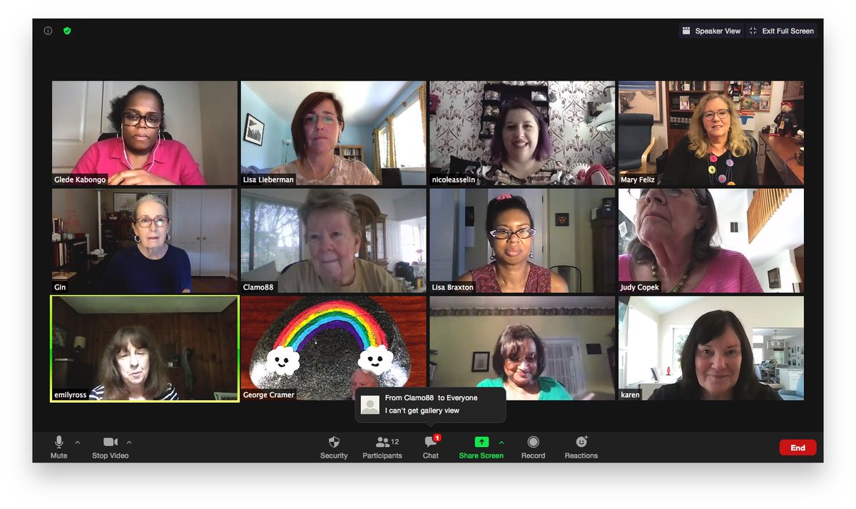 Had a great Member Reads this past Sunday via Zoom!  Got to hear some new works, some published works, and met some great authors! So many books added to the TBR list. #authors