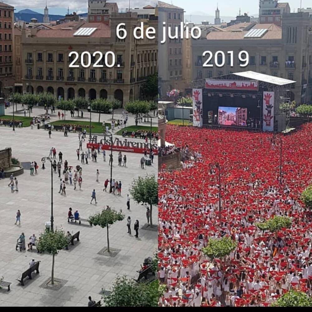 LolapdePrado's tweet photo. Ojalá seamos más “Pamploneses” que nunca. Un abrazo a todos los que hoy a las 12 habéis suspirado. #Sanfermines2021 #LosViviremos https://t.co/qKsSVBO9c5