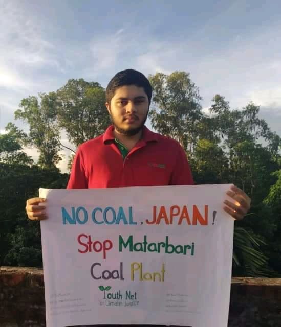 350_bangladesh's tweet photo. On July 3, youths in Bangladesh coordinated a digital strike against coal plant construction funded by the Japanese International Cooperation Agency and called on Prime Minister of Japan @shinzoabe to stop the funding of the 2nd phase of the Matabari coal plant. 
#endcoal https://t.co/D643TjZt1d