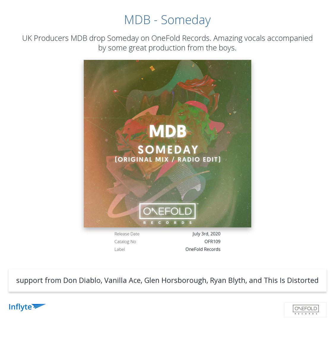 Cheers @Djryanblyth for the review "chords are too nice great track :)"
inflyteapp.com/r/sxvfru