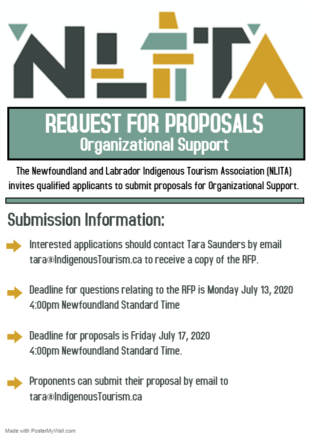 Request for Proposals
NLITA is looking for Organizational Support deadline is July 17, 2020. To view the RFP and learn more about NLITA visit our website nlita.net/opportunities
