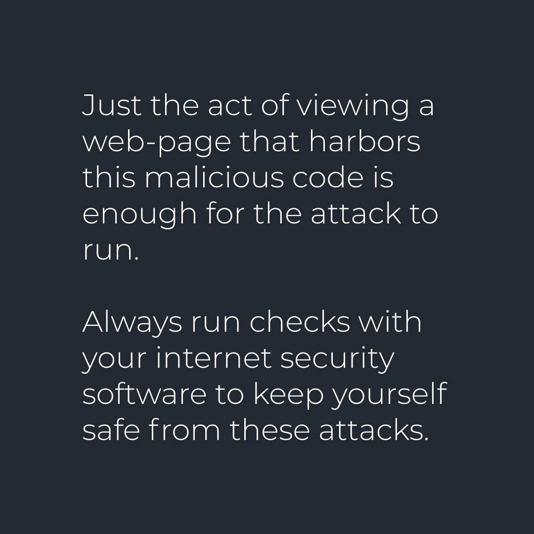 ohpotatopirates's tweet photo. Unlike many other cyber attacks, a drive-by doesn't rely on the user to do anything to actively enable it. Swipe to find out more about how the attack runs and what you can do to be safe on the #spudnet. 🔒🌐🥔⁠ ⁠

⁠
#codomo ##spudnet #cybersecurity #internet #howinternetworks https://t.co/EY5mPZ0Dls