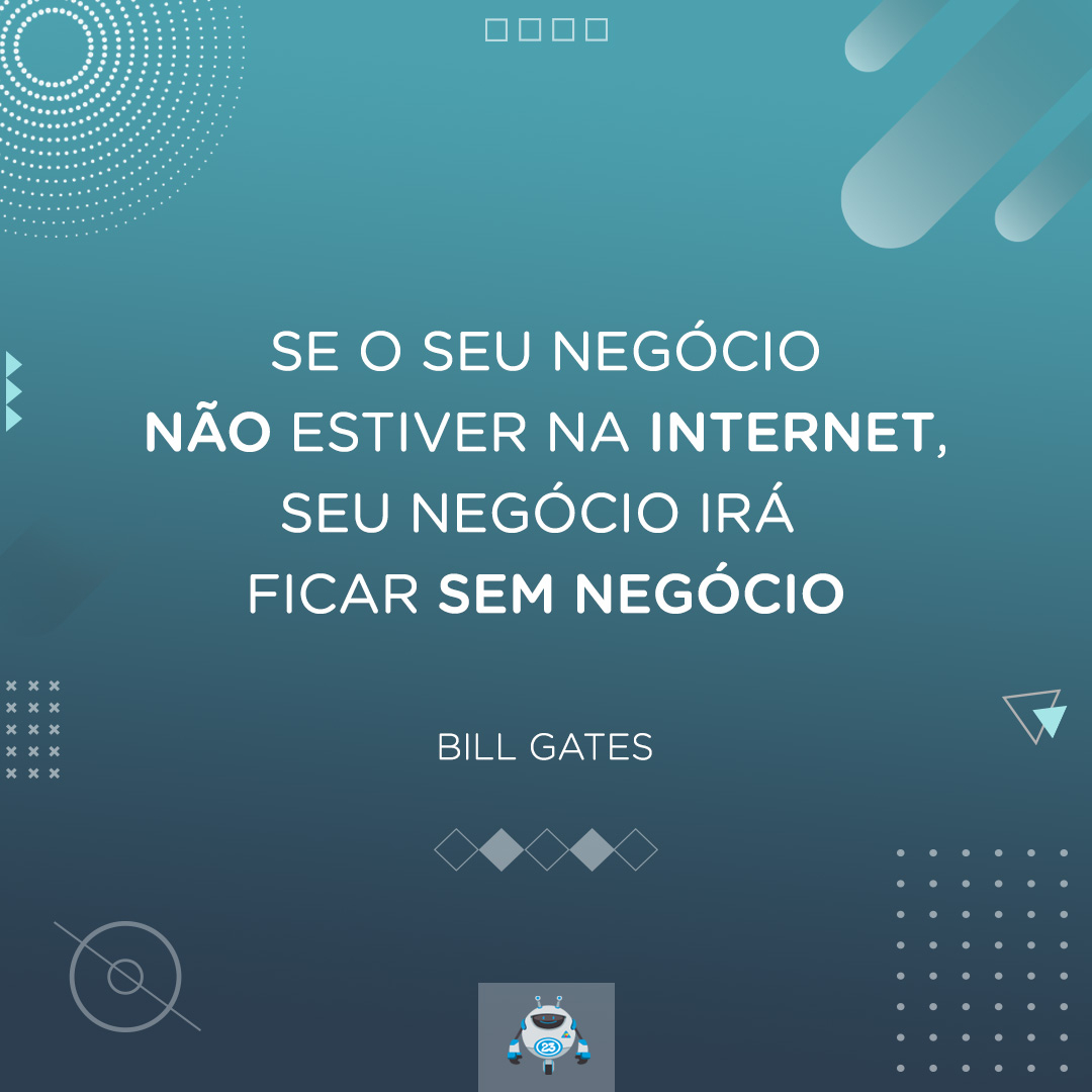 23web_'s tweet photo. Se o seu negócio não estiver na internet,
seu negócio irá ficar sem negócio.
.
Bill Gates
.
.
.
🖥 Visite o nosso site e conheça o nosso trabalho:
.
https://t.co/3hBamehHfQ
.
.
.
.
.

#frases #frase #quote #citações #23web #frases23 #boanoite #pensamentos https://t.co/Ra9gSSGNpJ