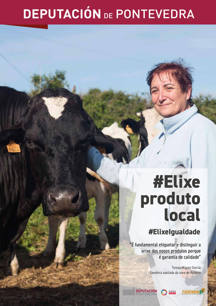 turisriasbaixas's tweet photo. 🛍 #ElixeProdutoLocal e #ElixeIgualdade son os lemas da campaña de @depo_es en apoyo as mulleres do sector primario que poñen cada día á nosa disposición materias primas frescas e de calidade nos mercados e supermercados de #PontevedraProvincia
👉 https://t.co/jj2HFacxOw https://t.co/b58Qn2P59q