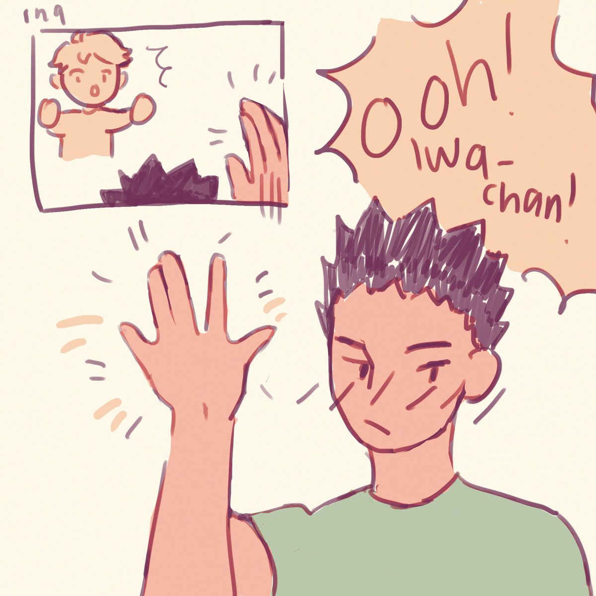 oikawa dumb as fuck ??‍♀️??‍♀️ #iwaoi #haikyuu #haikyuufanart 
