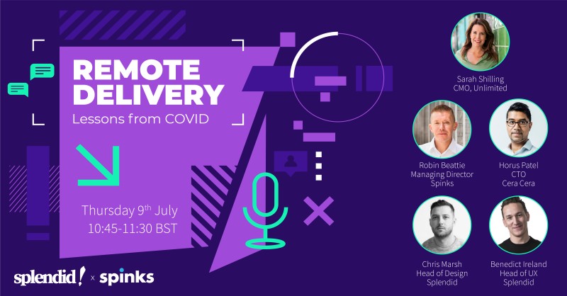 WeAreSpinks's tweet photo. Join us online on 9th July to hear the panel from Cera Care, Spinks and Unlimited Group, share the best way to navigate recruitment, culture, processes, creativity and comms remotely - in a world where #COVID19 has fundamentally changed the way we work:
https://t.co/GOhwMbH58X https://t.co/dc0MYyhXiz