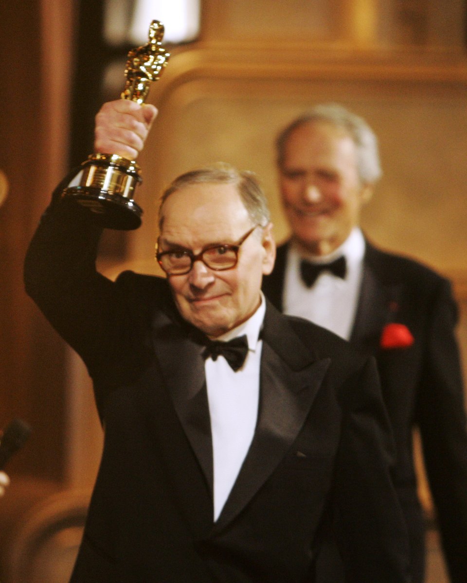EuroFilmAcademy's tweet photo. European cinema lost a great composer and we lost a dear friend: Ennio Morricone. He created soundtracks for more than 500 films, performed live across the world, received an EFA Lifetime Achievement Award and an Honorary Oscar. He passed away at 91 in Rome. We will miss him. https://t.co/g4ze3AyCdy