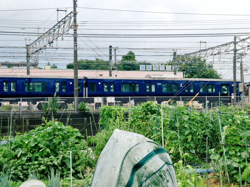 青の住人 系初のヨコハマネイビーブルー塗装となるf 初お目見えから約2週間 6 7号車が塗装変更されて出てきました 次は先頭車を含む8 10号車が塗装変更されるようで楽しみです 前回未塗装だったドア下の部分は今回は塗装されていました