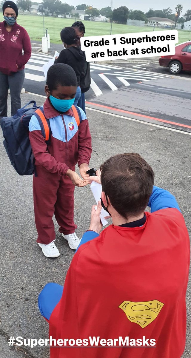 TableViewPS's tweet photo. Our learners are the real Superheroes! #SuperheroesWearMasks #BackToSchoolSA https://t.co/WlL7NCnQxI