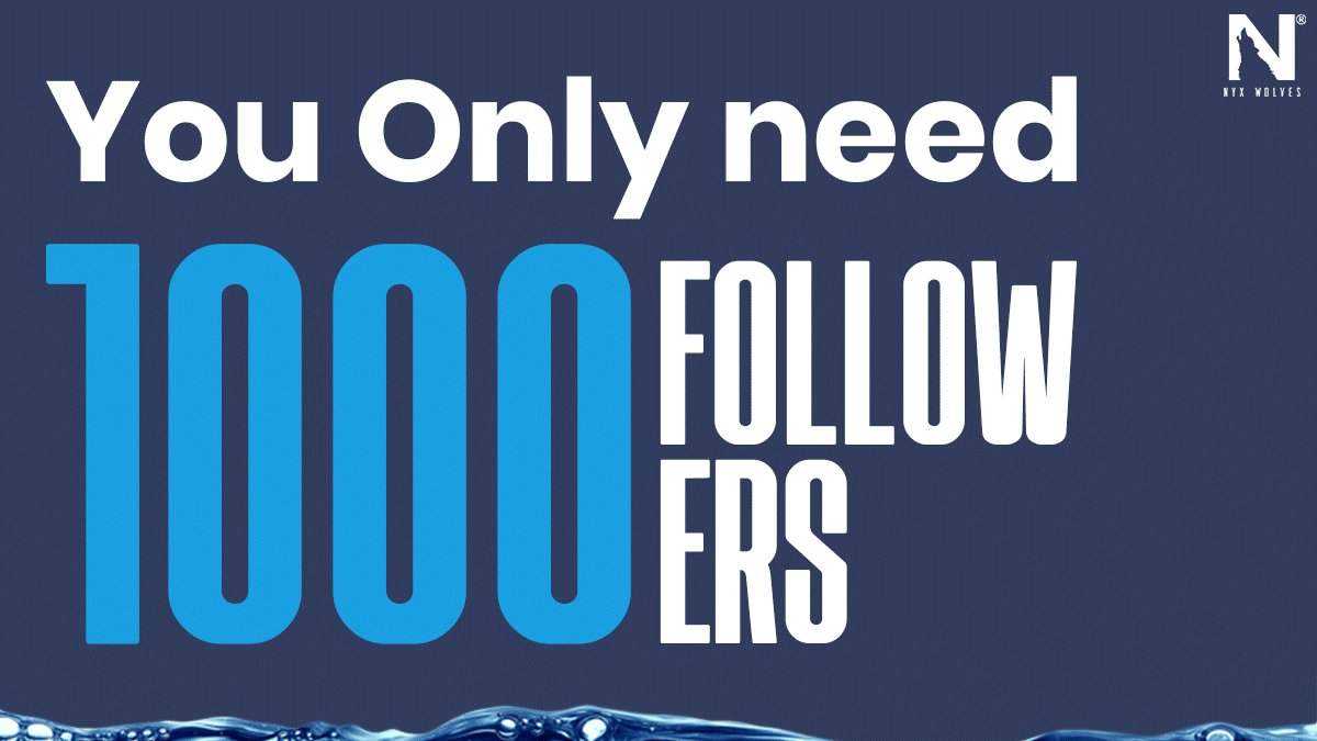 NyxWolves's tweet image. You Only Need 1000 Followers!

A true creator needs to get only 1000 loyal followers to start earning from a social media platform.
These 1000 followers will be the foundation of your entire platform, so make sure you choose them wisely.

Full Post: linkedin.com/feed/update/ur…
-
#smm
