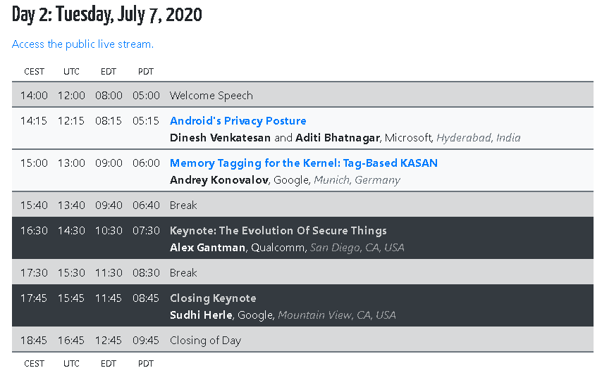 LukasStefanko's tweet photo. [Virtual] Android Security Symposium 2020 starts now

Program: https://t.co/HqQeVNVtnS
Live stream: https://t.co/eyZzAbnk2A
#AndroidSecuritySymposium https://t.co/LDtALEZm3x