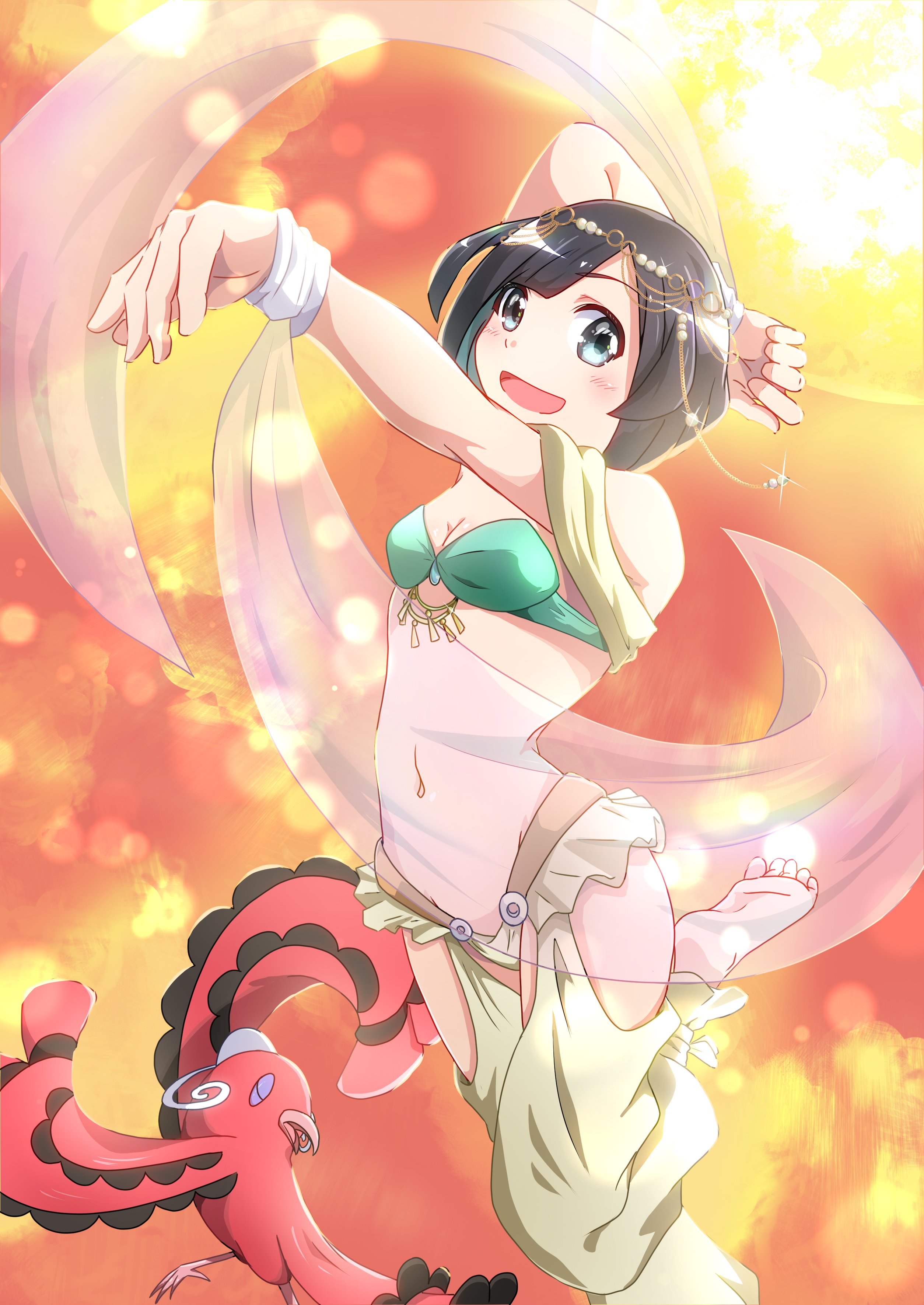 葱味噌 今日のお絵描き ポケモンsmからミヅキ 踊り子衣装 ミヅキ推しなくせにまた2か月描いてなかった ポケモン Pokemon T Co Pllpq0f1xw Twitter