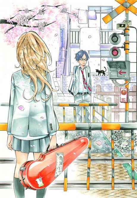 IsaStrawhat's tweet photo. 6. Em 2015, Oda revelou que estava muito interessado no mangá Your Lie In April. "As ilustrações são tão bonitas que não quero trocar de página". https://t.co/b1gATv3M6f