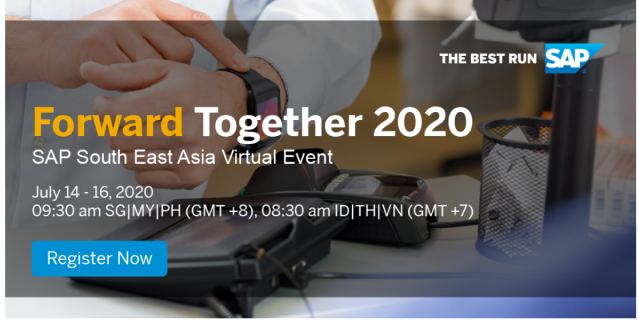 kernra's tweet photo. Jumpstart your 'AWS on SAP' journey with Warren Small and David Payne by attending Day 2: Consumer Track session at 11:15am SGT at #ForwardTogetherSEA2020 on 15th July. https://t.co/hYiTtAMTYP https://t.co/rVZUP1S1fJ https://t.co/4qfQfvqciI