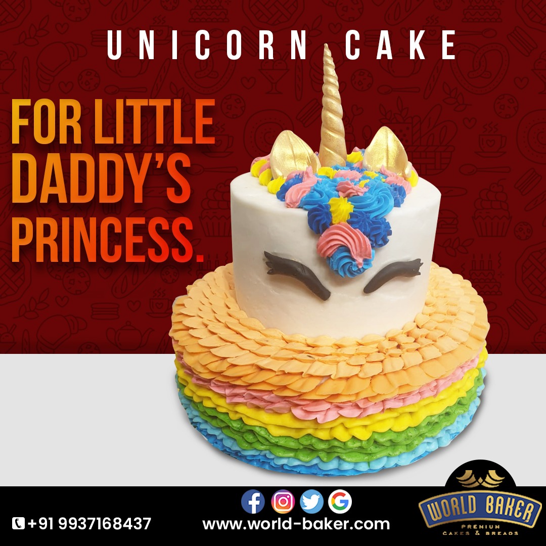 WorldBaker_'s tweet photo. Add a magical touch in the party with unicorn cake from #WorldBaker. A yummylicious vanilla cream done in rainbow colours, is all what you will need to make your celebration special.
#covid19 #celebration #homedelivery #cakes #unicorncakes #PalHeights https://t.co/KWZxZ6OUay