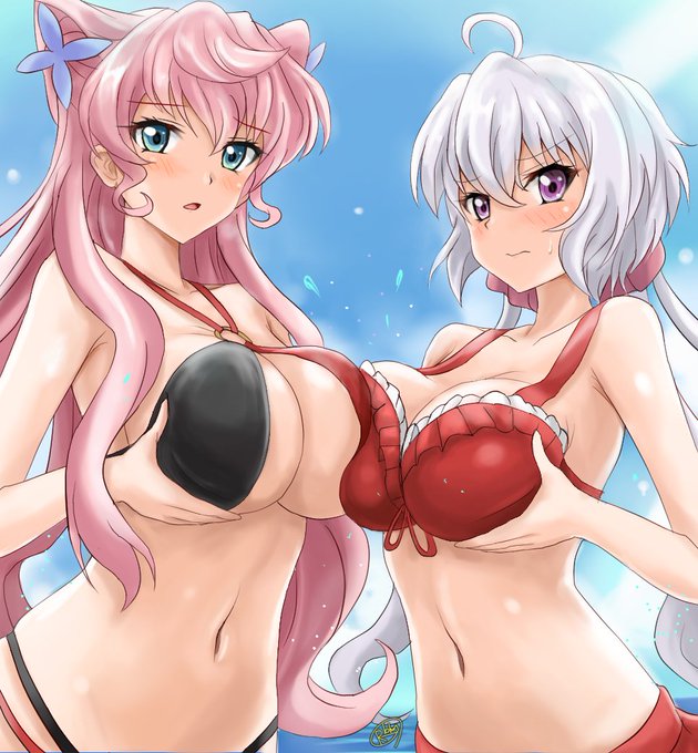 マリア&雪音クリスビキニっぱい。 