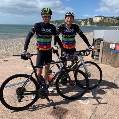 BSFound's tweet photo. ⏰ 3⃣am start
🗺️ 2⃣0⃣1⃣ miles
🌪️ Force 7⃣ winds
💷 £3k + raised

Superhuman effort from @peterthegenius and @olibeckingsale yesterday, clocking up the miles for #BreakTheCycle2020. 🚴

The mammoth ride raised money for @BSFound and @frankwater. 🙏

👉 https://t.co/LOjbIkB47k https://t.co/1axbMLfozR