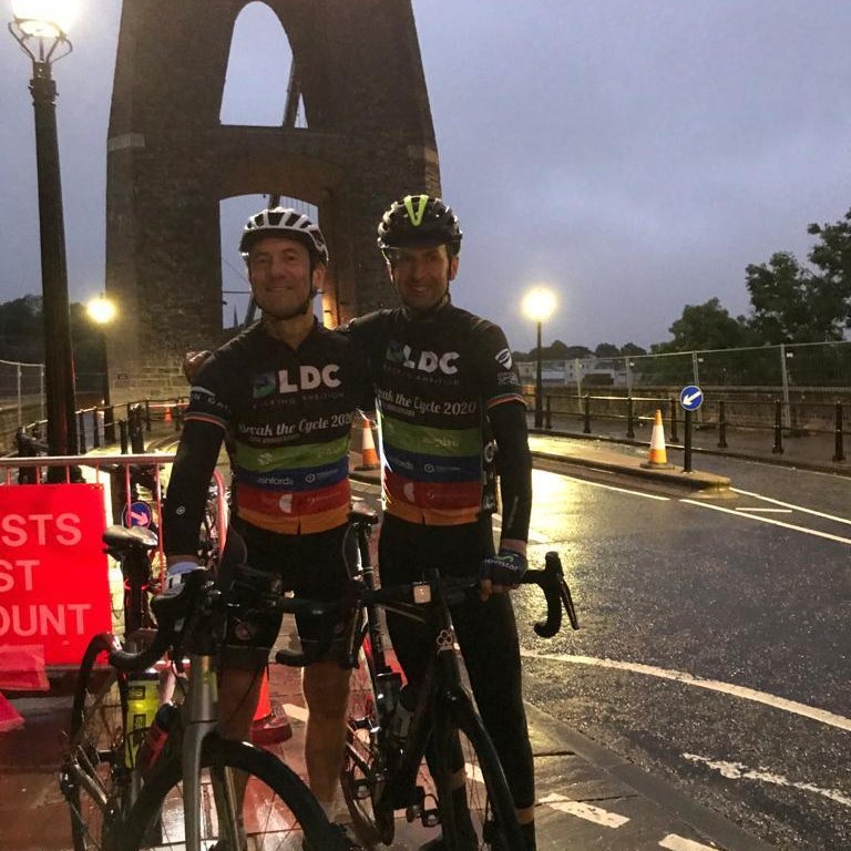 BSFound's tweet photo. ⏰ 3⃣am start
🗺️ 2⃣0⃣1⃣ miles
🌪️ Force 7⃣ winds
💷 £3k + raised

Superhuman effort from @peterthegenius and @olibeckingsale yesterday, clocking up the miles for #BreakTheCycle2020. 🚴

The mammoth ride raised money for @BSFound and @frankwater. 🙏

👉 https://t.co/LOjbIkB47k https://t.co/1axbMLfozR