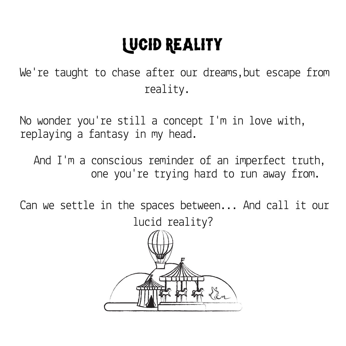 Charanee05's tweet photo. Lucid Reality #poetry #poems #theringmaster https://t.co/8SWzuoQ47M