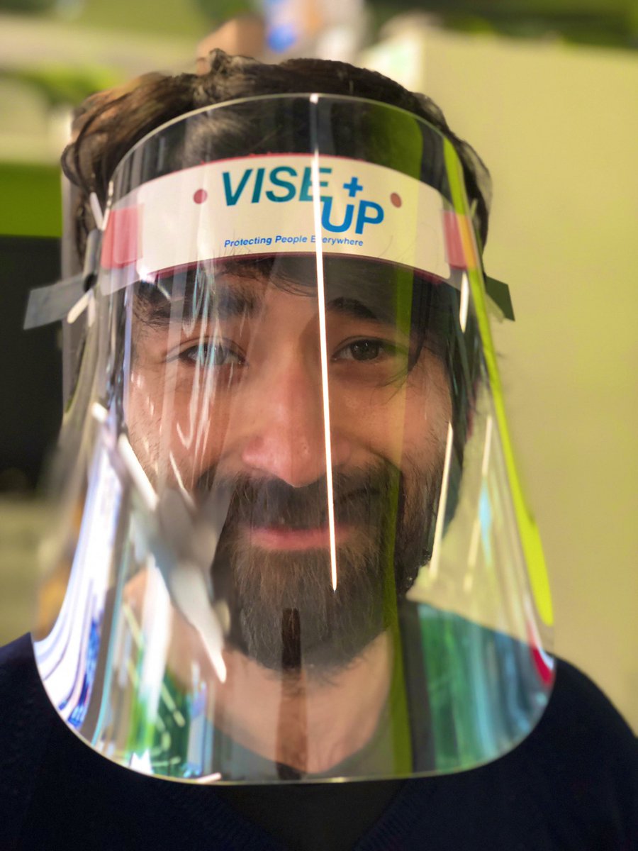 vise_up's tweet photo. Great to meet Michael Youmans, valued friend of team ViseUp+. Aside from creating beautiful hand-crafted watches with @FiodhScotland, he has contributed hundreds of visors for key workers across Scotland. Tapadh leat 🙏🏽😊cc @SWG3glasgow @DavidMiller_UK @KA_Rector https://t.co/dbFu6OqVhX