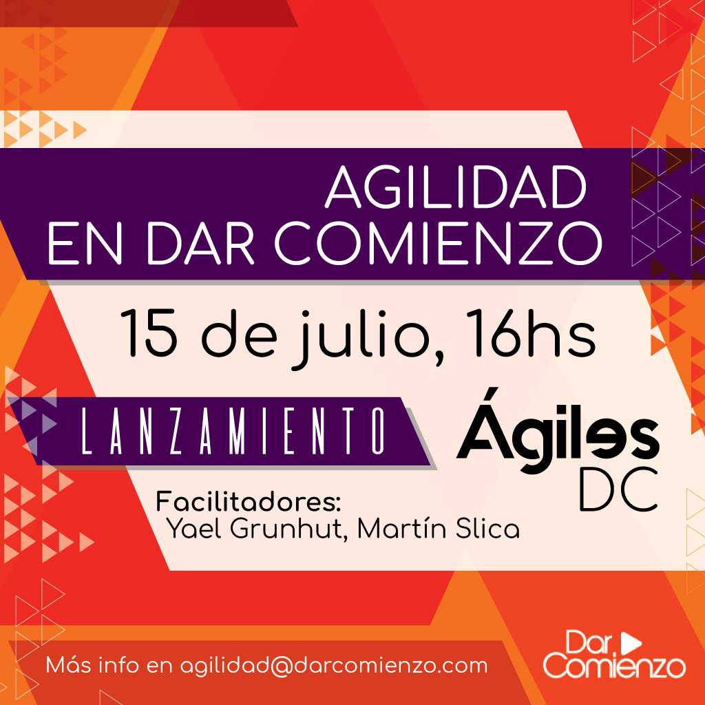 YaelGrunhut's tweet photo. Feliz y emocionada! Vamos a contar qué es la agilidad y sus beneficios para las personas/equipos/organizaciones. También vamos a presentar cursos y actividades que estamos realizando. Para inscribirse en la charla, https://t.co/sEwMuw88R9
Los esperamos!!! #QueLindoEsDarComienzo https://t.co/uQWqVZoC00